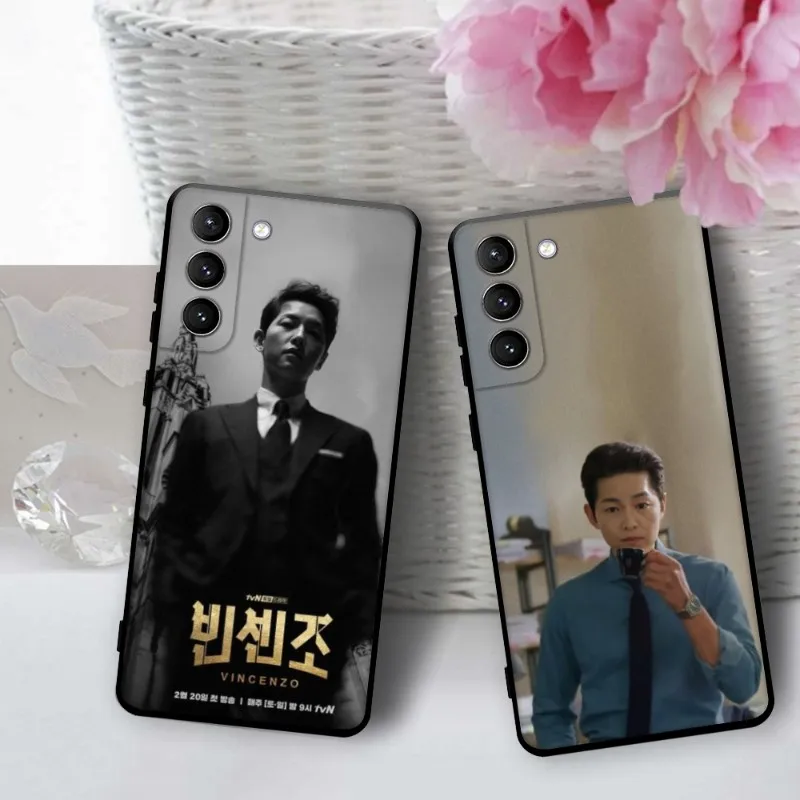 Vincenzo TV Song Joong Ki  Phone Case For Samsung Galaxy S22 23 21 S20 FE Ultra S10 S9 S8 Plus S10e Note 20Ultra 10Plus Cover