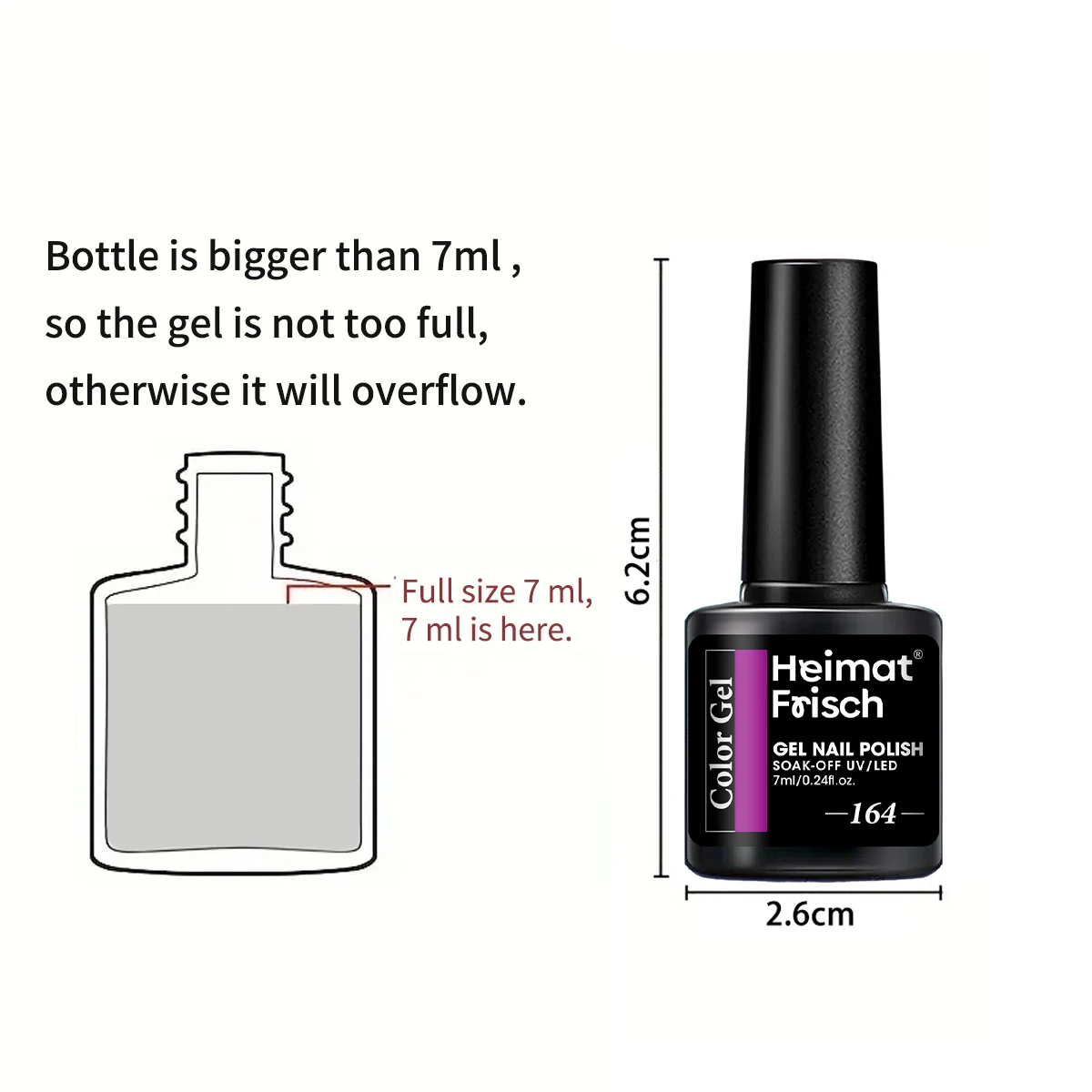 6 esmaltes de uñas, 0,24 oz/botella, aptos para todas las estaciones, semipermanentes y fáciles de aplicar, esmaltes de colores.