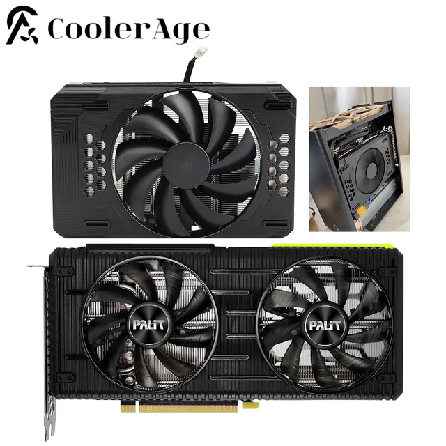 For Palit RTX 3060 Ti Graphics Card Heatsink Replacement ITX Case RTX3060Ti  Video Card DIY Single Fan Heatsink - AliExpress