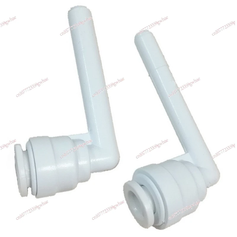L-Shaped Water Pipe Connector for Purifiers, Inlet Outlet Fittings, 1/4 Inch Quick Connect Plumbing AdapterGoods in stock