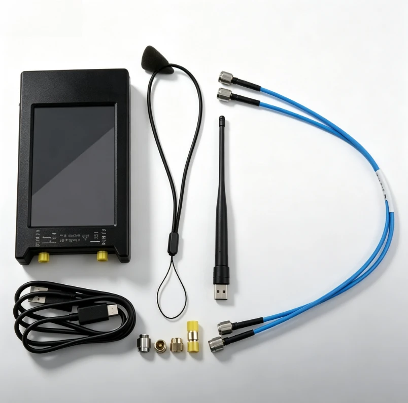 New LiteVNA-64 50KHz-6.3GHz LiteVNA 4Inch Touch Screen Vector Network Analyzer HF UHF Antenna Analyzer Update Of