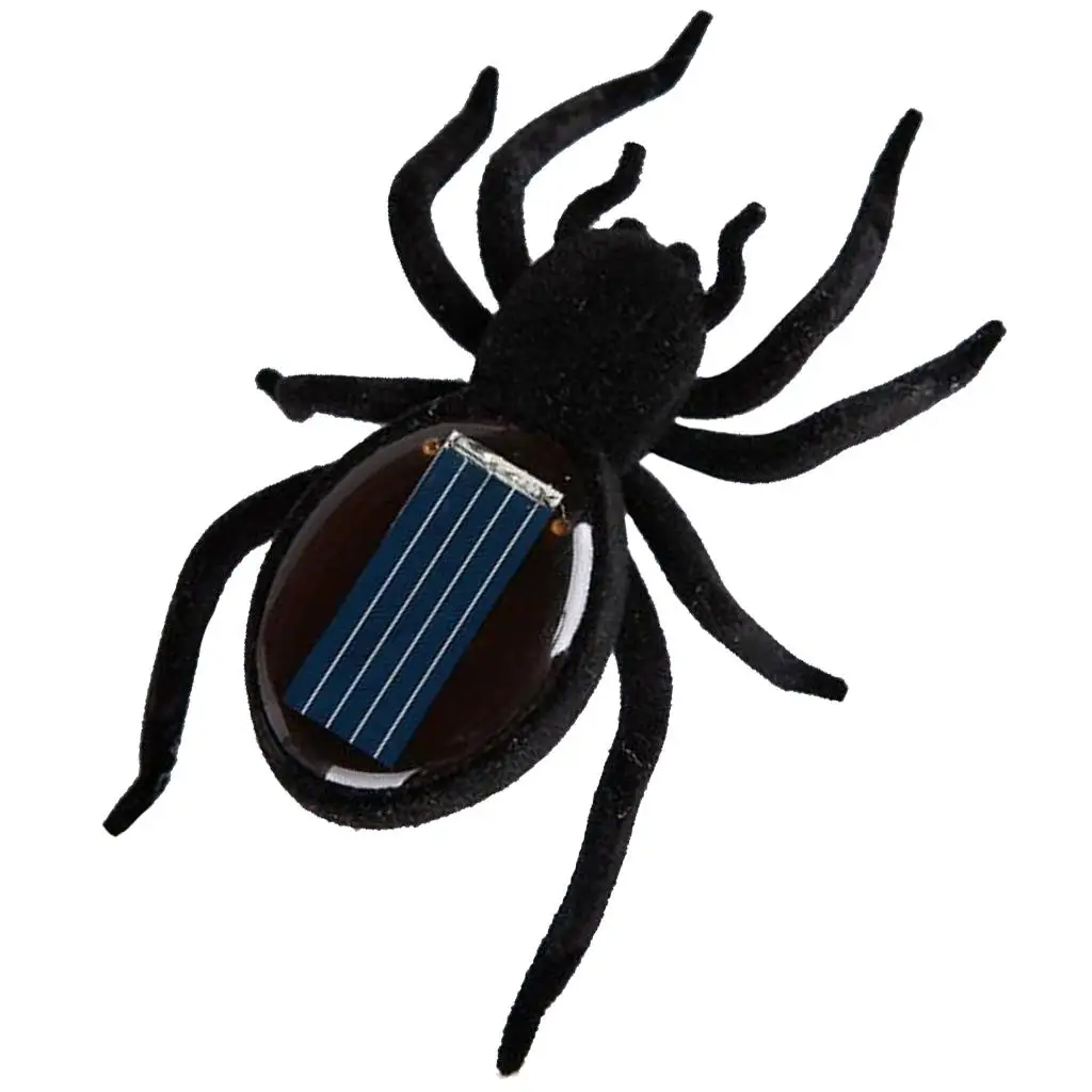 Novità giocattolo educativo robot ragno ad energia solare gadget per bambini lunghezza cm