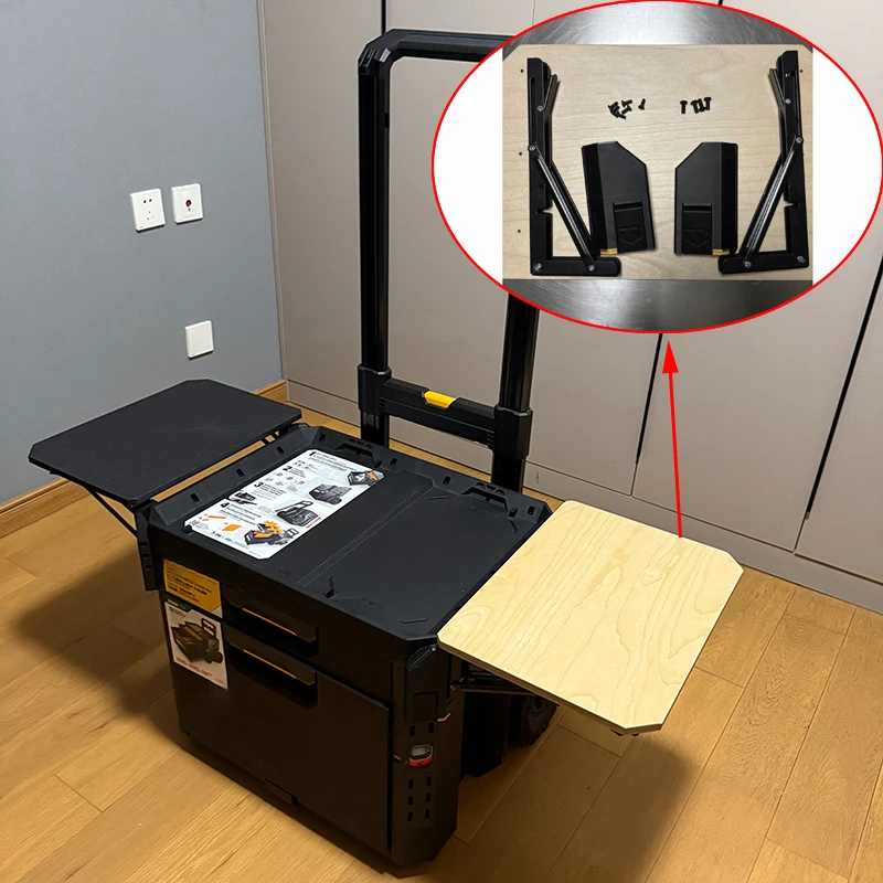 Extension Desktop Suitable for Toughbuilt Toolbox Side Extension Desktop Bracket Quick Disassembly Table Board Support Tools Box