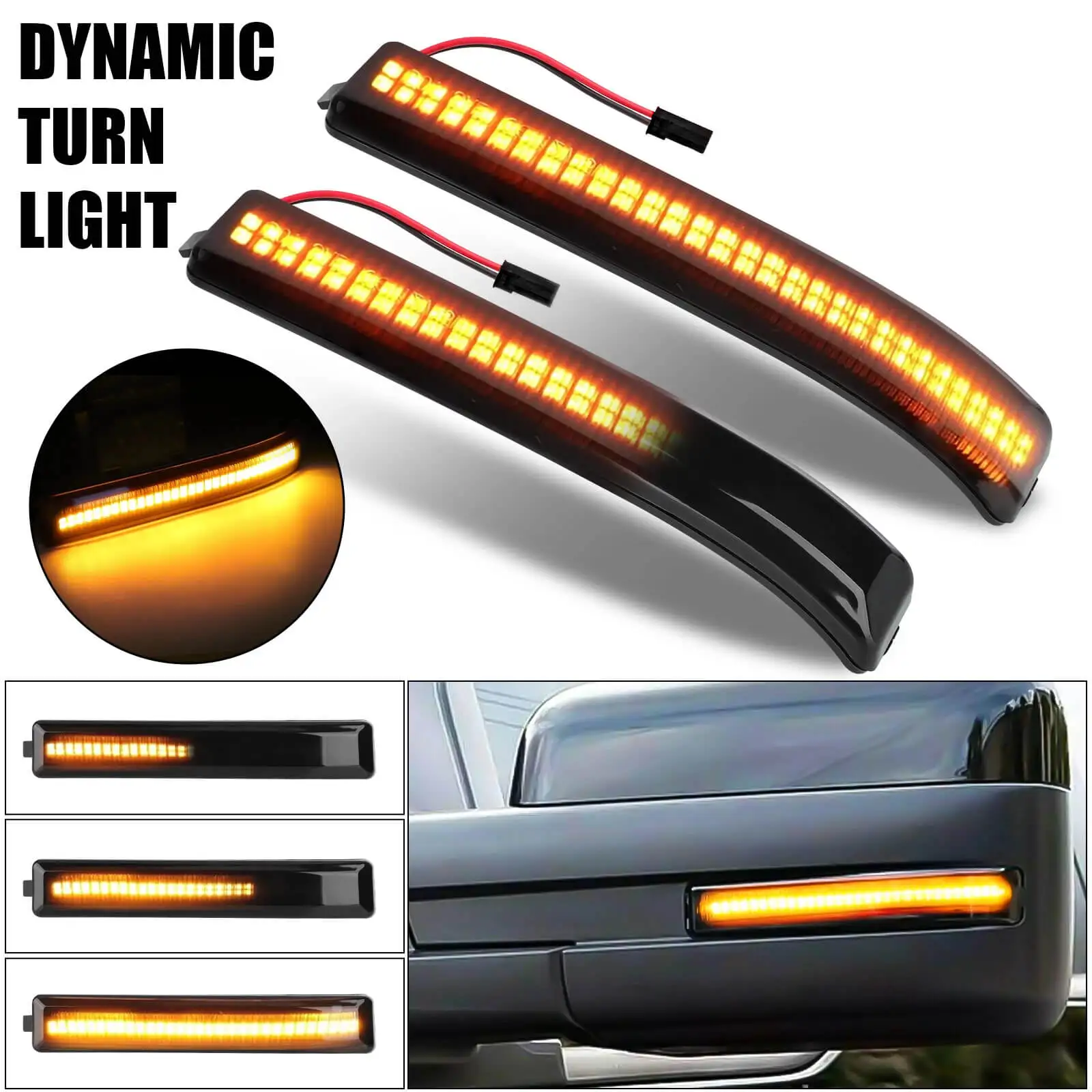 

For Ford F150 F-150 2004-2014 Side Mirror Turn Signal Light Fit Ford Raptor 2010-2014 Rearview Mirror Blinker Indicator Light