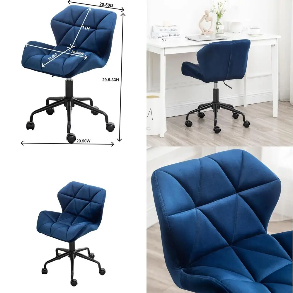 

360 ° Эргономичное офисное кресло с регулировкой высоты, подушкой из высокоплотного пенопласта, металлическим основанием и двойными колесиками