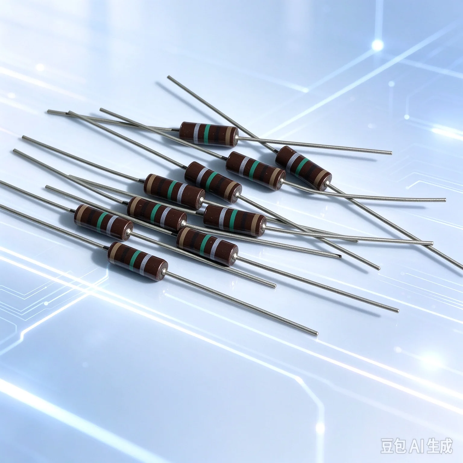 fresh-for-ab-vintage-us-1-2w-1mr-carbon-core-hi-fi-audio-coupling-resistor-100pcs