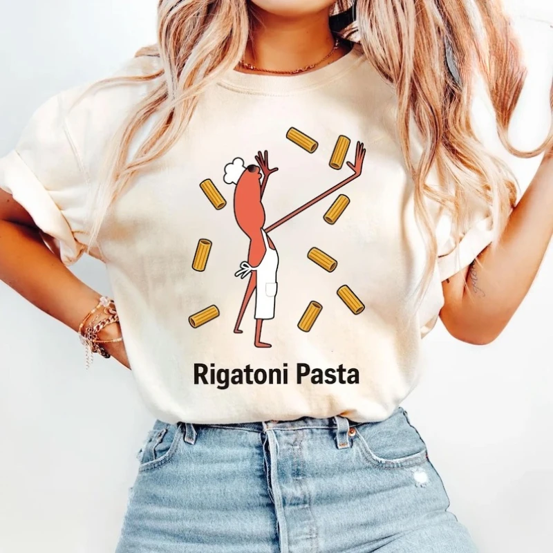 Marcus The Worm Rigatoni Pasta Cotton T-Shirt Im Looking for Jimbo James Shirt Funny Meme Casual Unisex Shirts Aesthetic Clothes