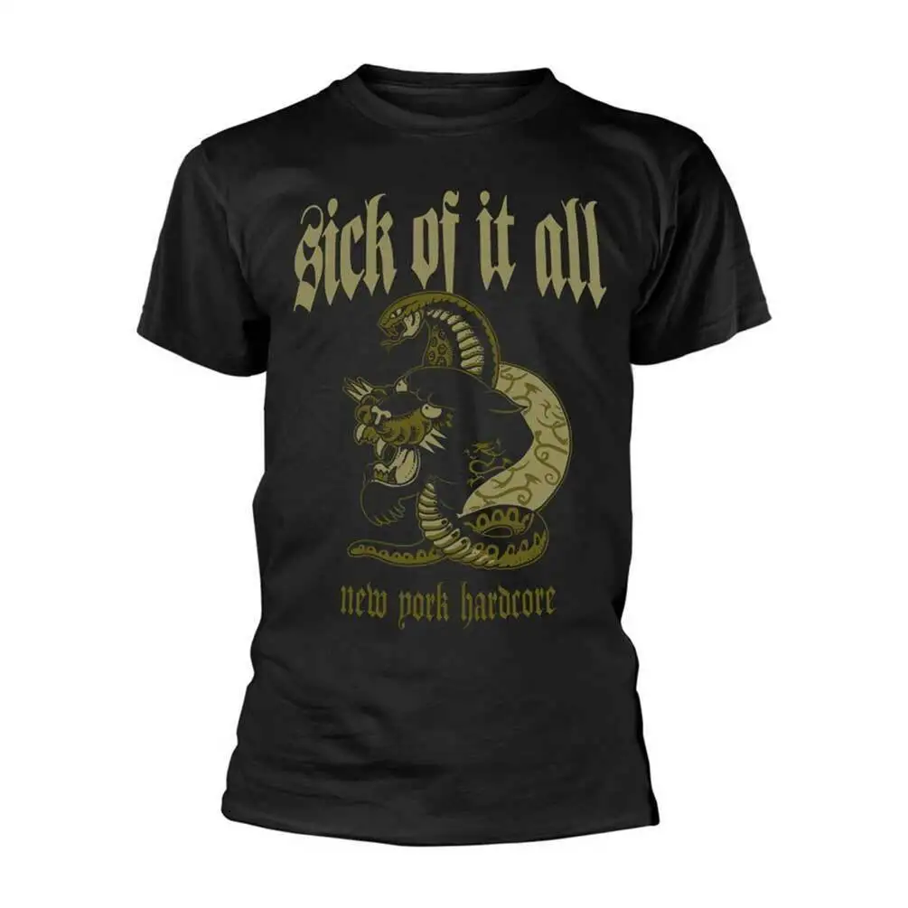 Sick Of It All 'Panther' Black T shirt - NEW