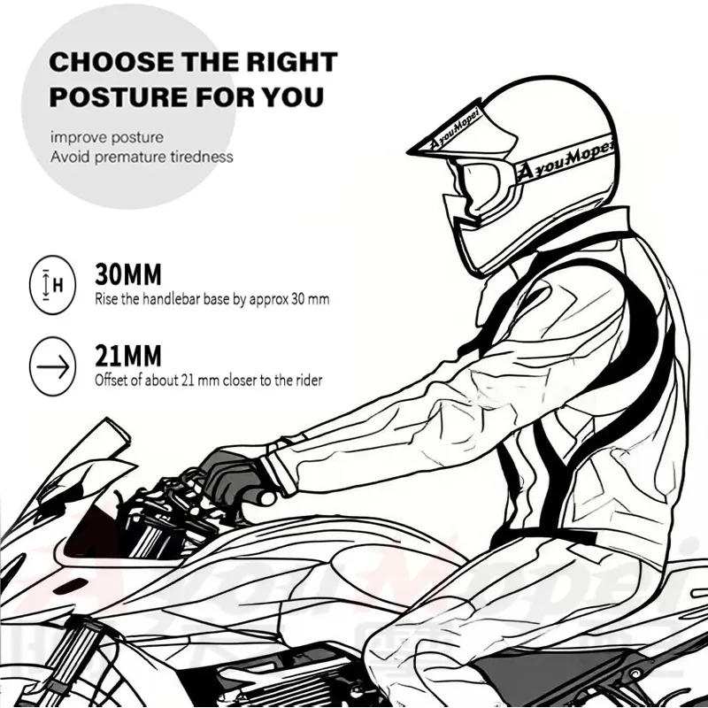 For Yamaha Tracer 9 GT TRACER9 GT  Motorcycle Handlebar Riser Clamp Extension Adapter Handle Bar Mount Extender Accessories