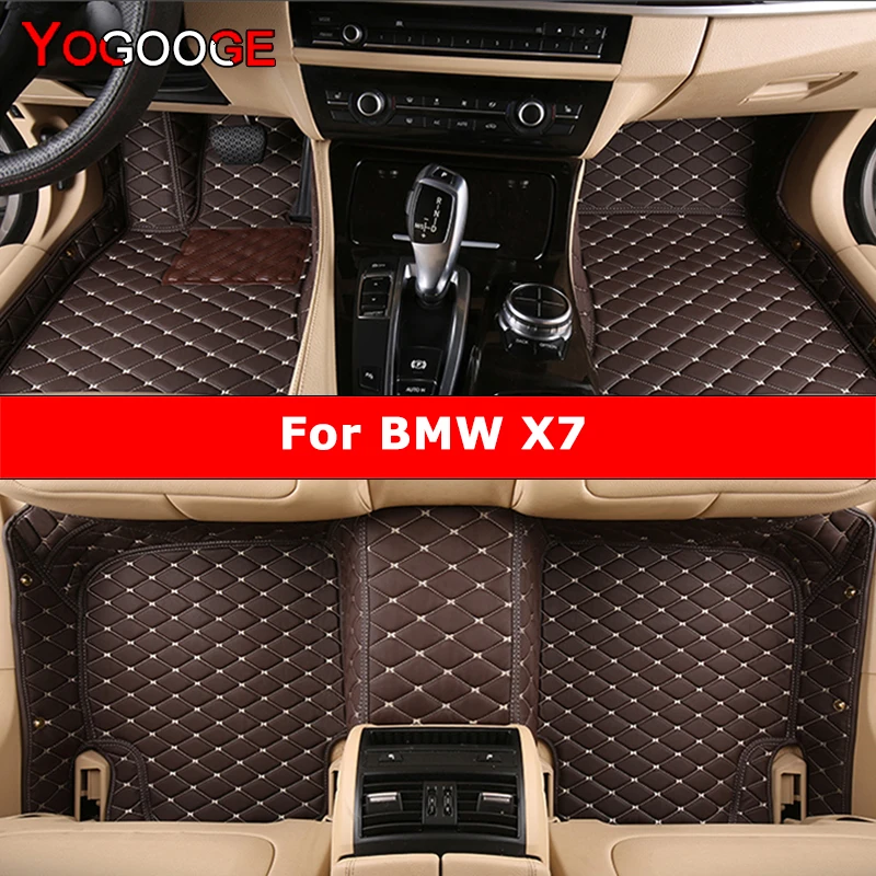 

YOGOOGE пользовательские автомобильные коврики для BMW X7 G07 авто ковры аксессуары для ног Coche