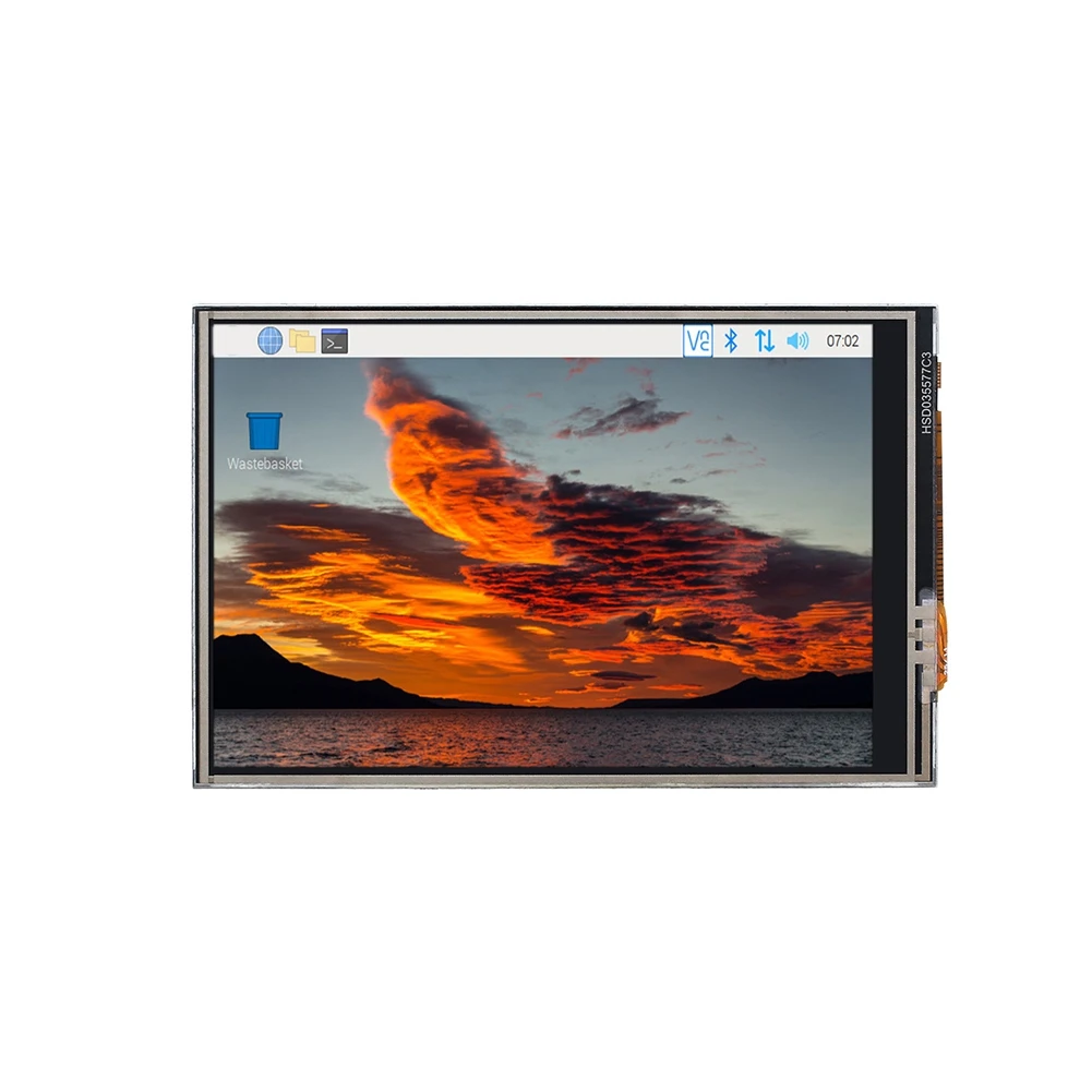 TFT LCD Display Module 3.5 Inch Touch Screen For Raspberry Pi 5 For Rpi 4B 3B+ 3B Zero 480X320 Resolution SPI Interface 50 FPS