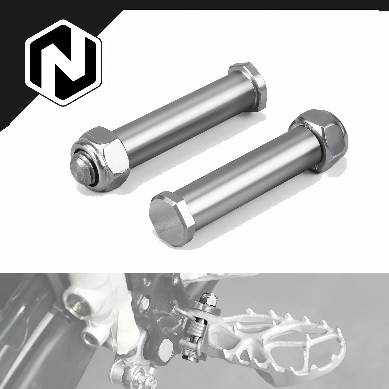 

NICECNC For KTM EXC 300 EXCF 350 XCW 500 XCF-W 450 XW-F 2024 SX 125 SXF 450 XC300 XCF 250 2023-2024 Footpeg Foot Rest Mount Pins