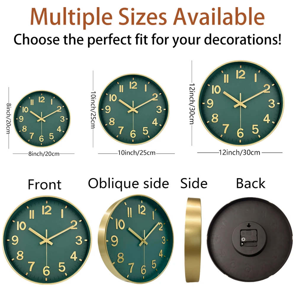 Retro Quartz Wall Clock Modern 3D Cubic Digital Silent Clock Living Room Bedroom Wall Clock Fashion Non Ticking Home Decoration gallery 5