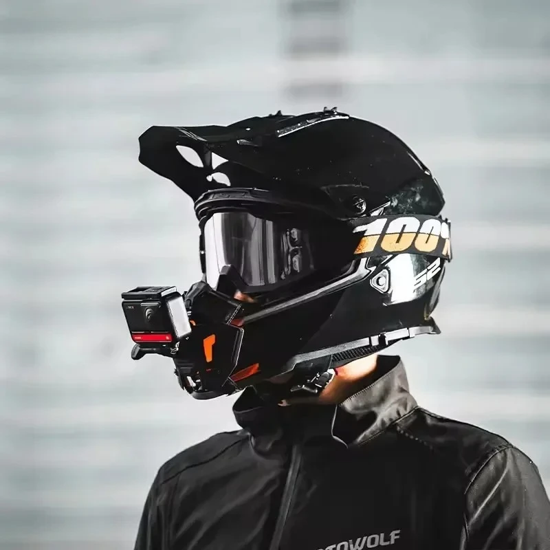 

Motorbike Helmet Chin Camera Mount Sports Camera Helmet Quick Release Bracket 360 Camera Holder