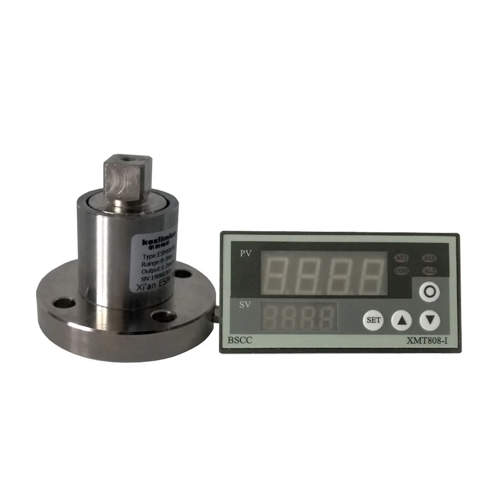 Static torsion testing sensor, square head torque flange installation torque wrench