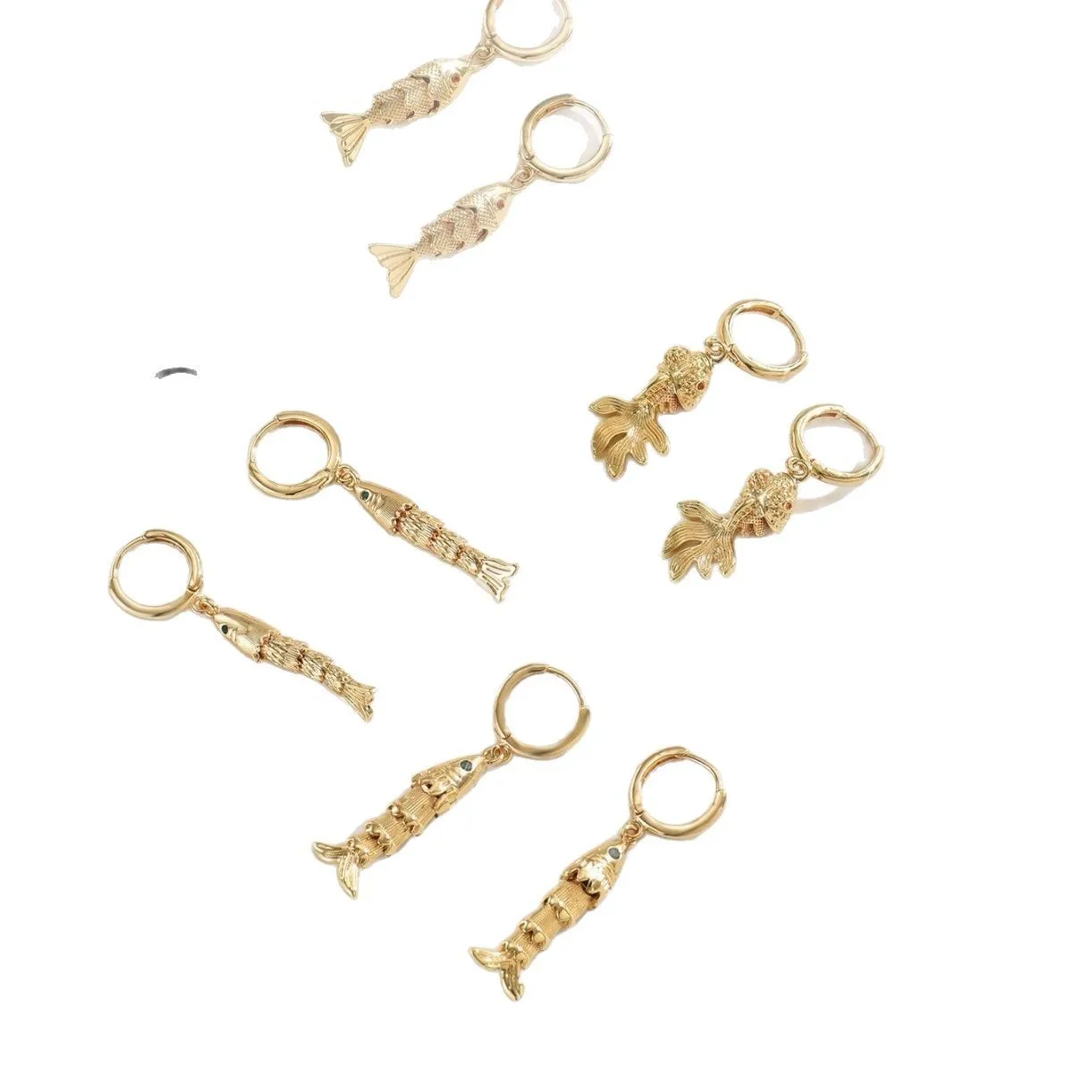 أقراط السمكة النيقة الرمزية والأناقة للأزياء الأمامية للنساء 2026