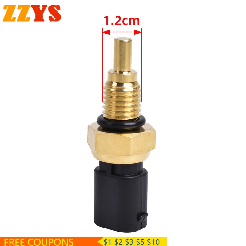 

M12 Motorcycle Double Water Tank Temperature Sensor Temperature Control Switch Assy Radiator Cooling Fan Thermo For CF MOTO Z6