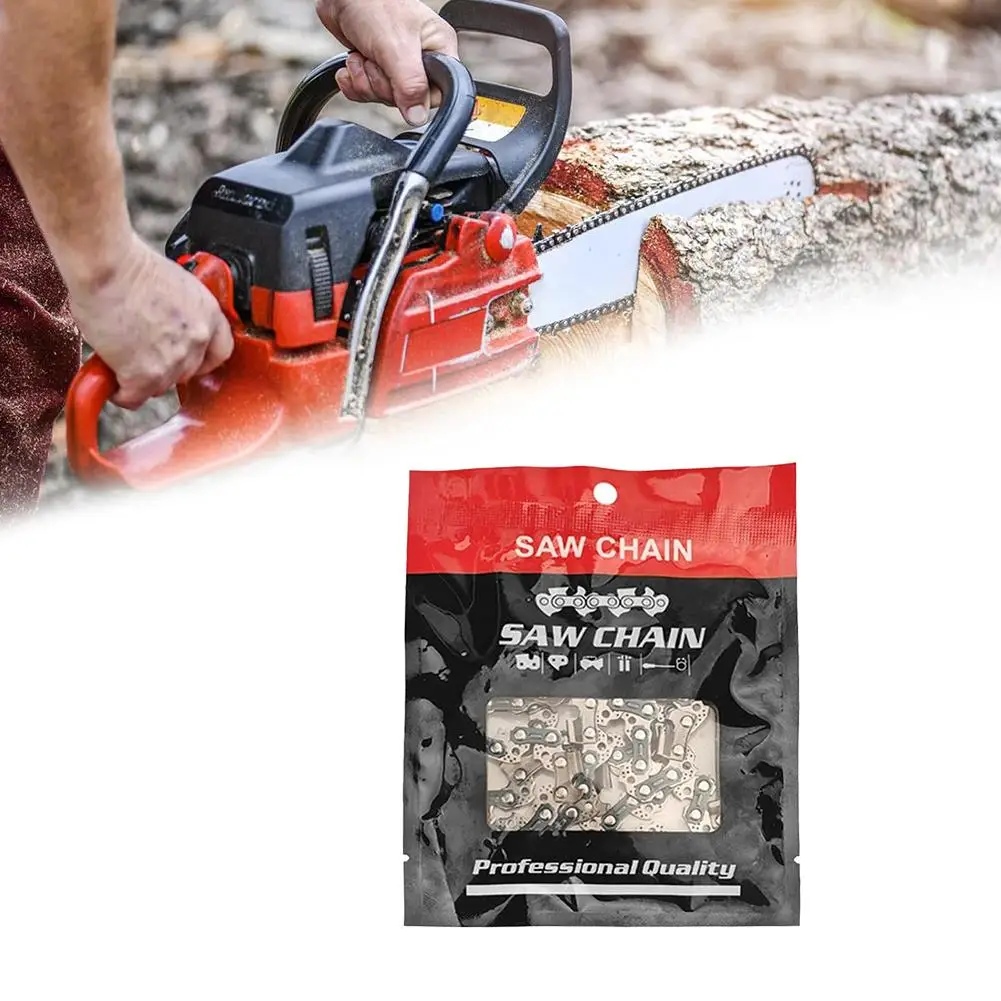 Versatile 6/8 Inch Metal Chainsaw Chains, Electric Saw and Wood Cutting Equipment Spare Parts Metal Link Chainsaw Spare Parts
