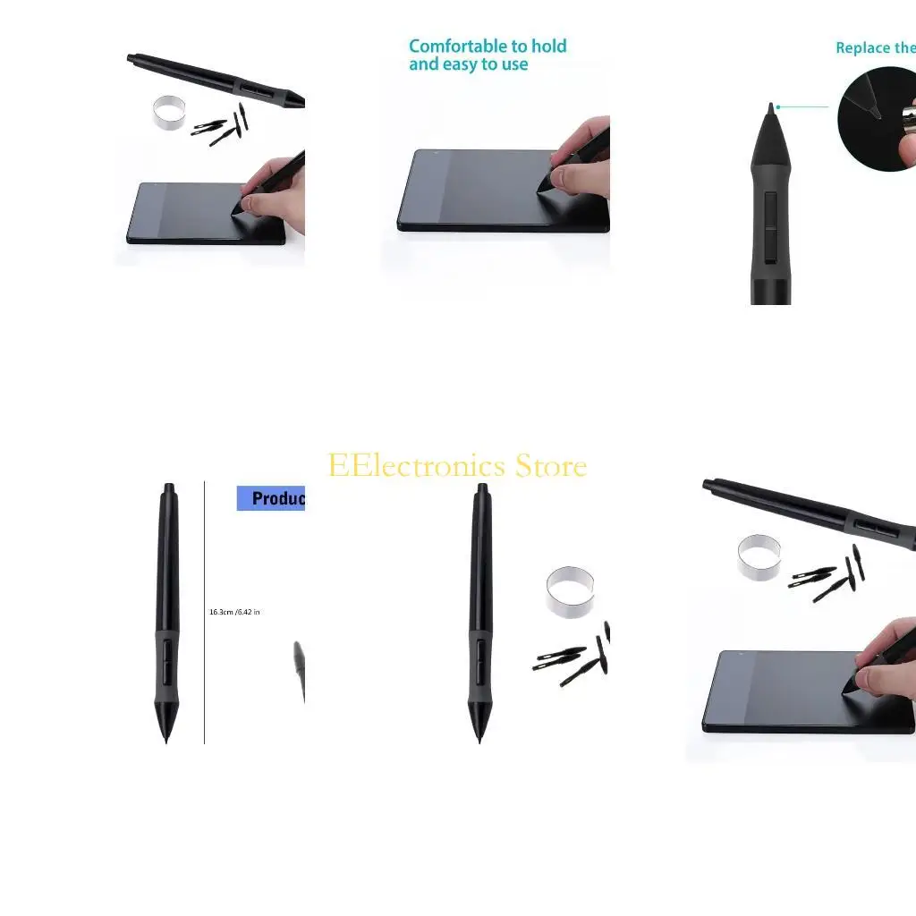 

B03C PEN68 High Sensitivity Touch Pen 5 Replacement Nibs for PEN68D