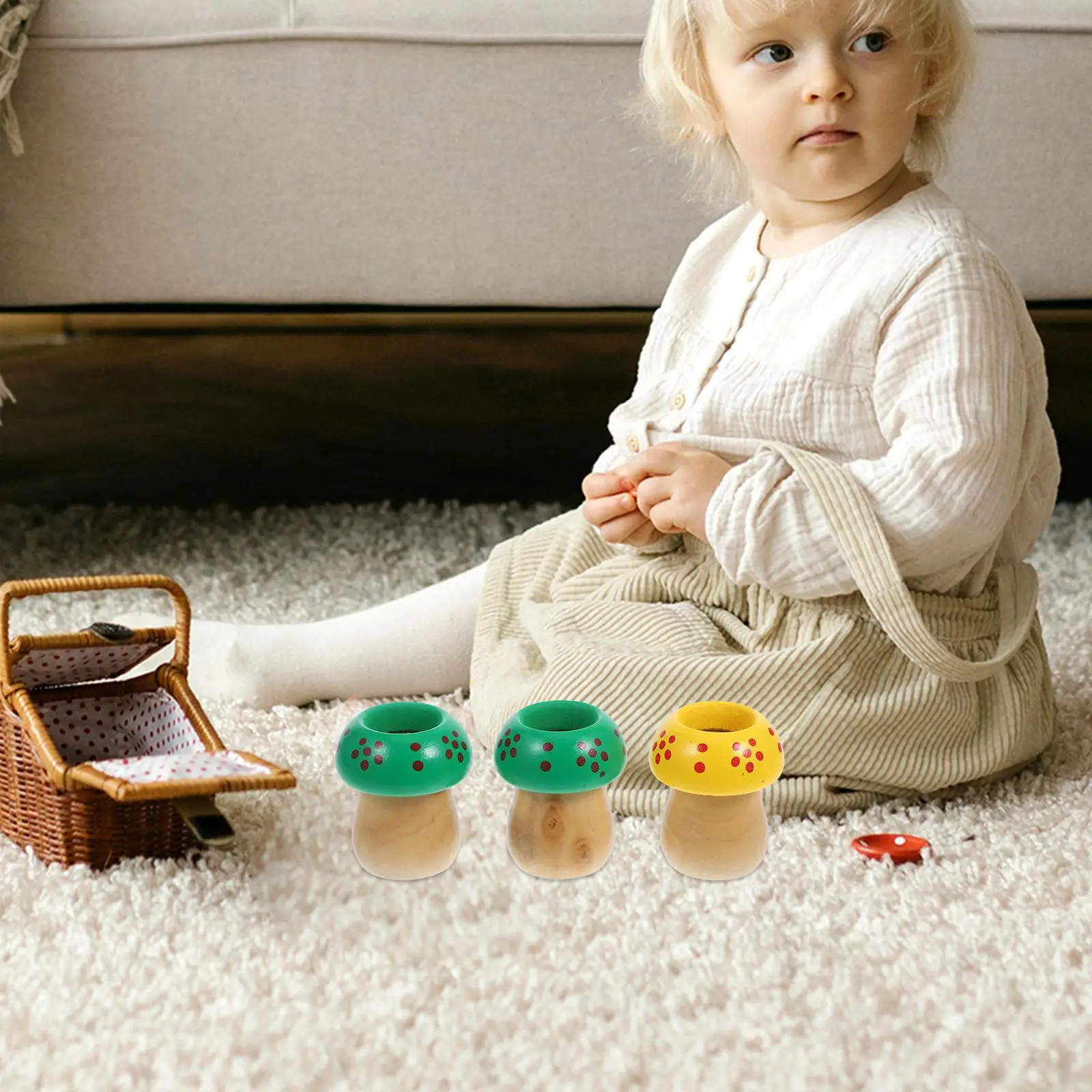 3 uds. Caleidoscopio de setas juguetes con forma Color cognición niños setas giratorias educativas