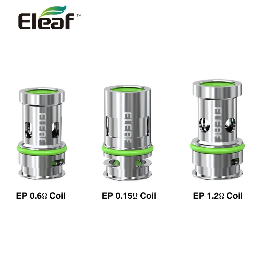 5pcs/lot Original Eleaf EP Coil Head Core for EP Empty Pod Cartridge / iJust AIO Pro / iStick i75 Kit Vaporizer DL RDL MTL Vape