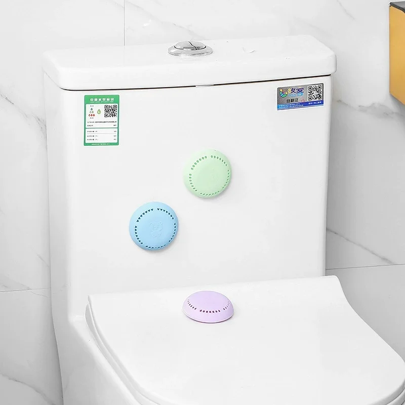 

6pcs Bathroom Deodorant Aromatherapy Lasting Solid Air Freshener Bedroom Wardrobe Car Household Round Freshener