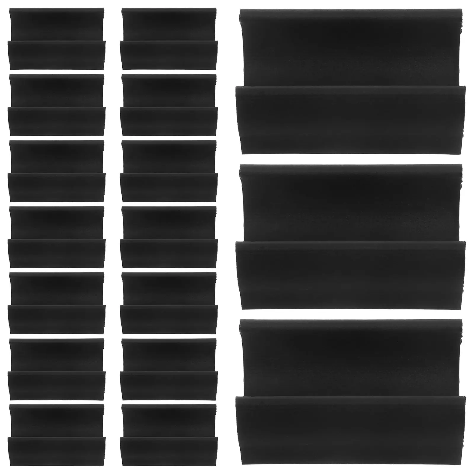 50Pcs 19Mm Furniture Leg Caps U-Shape Plastic Anti-Slip Floor Protectors Chair Foot Covers for Home Office Gym Quiet Movement