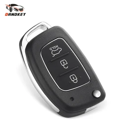 Dandkey For Hyundai Solaris IX35 IX45 Santa Fe HB20 Verna Flip Folding Remote Auto Car Key Case Shell 3 Buttons