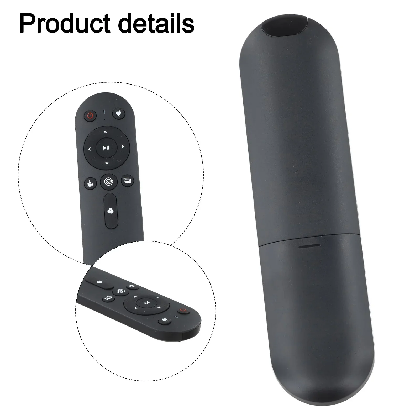 1pc Remote Control Equipment Accessories Cleaning For Tesvor S5 S5 Max Functional Household Remote Control New