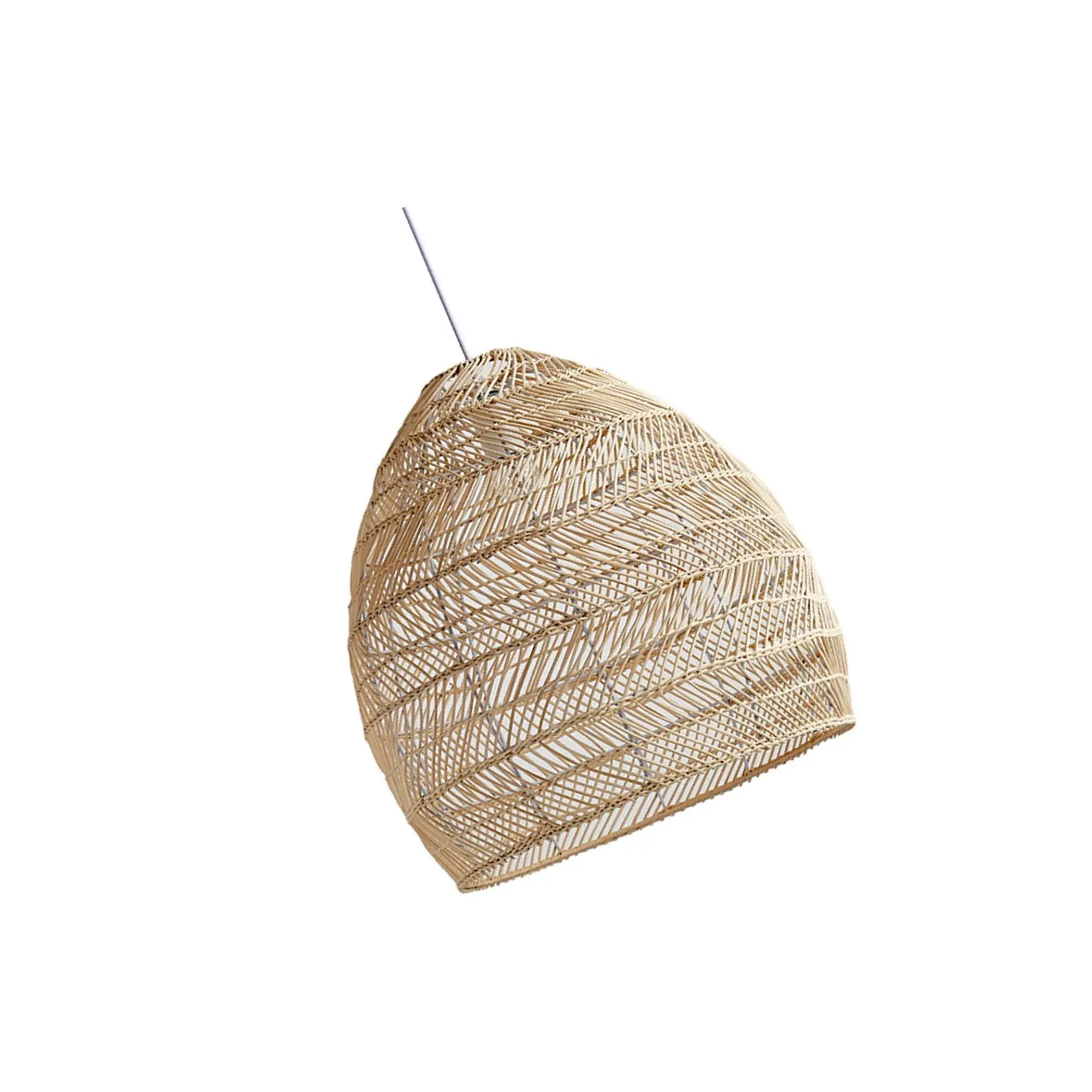 

1x Bamboo Lamp Shade Home Hotel Room Ceiling Pendant Chandelier Lampshade Brown
