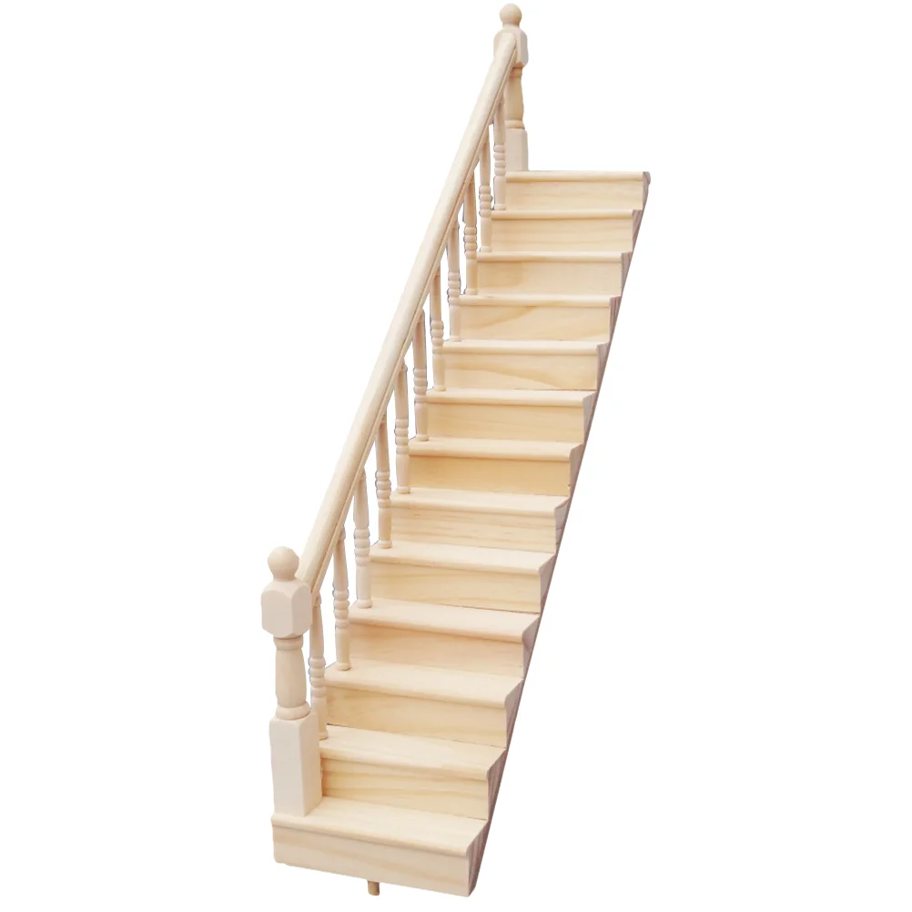 Simulation Stairs Kids Staircase Lovely Accessories Wooden Model Childrens Toys