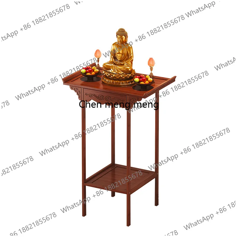 

Chinese-style table entrance, living room Buddhist platform home Bodhisattva offering Buddhist niche offering table incense case