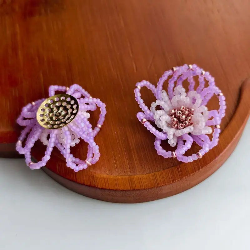 Shoe Charms Freesia Beaded Flowers Crystal Colorful Premium for Clog Jelly Sandals Summer Beach Party Lightweight