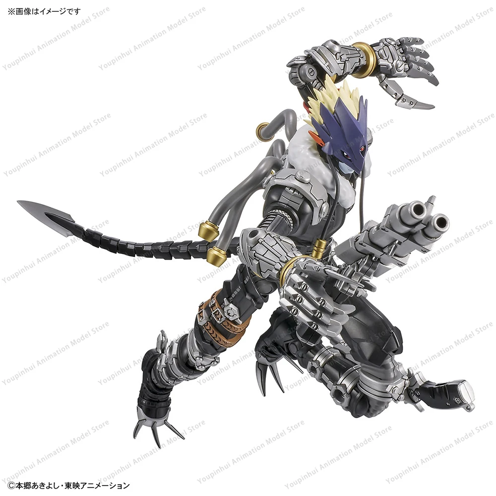 Stocked Bandai Original Digimon Tamers Figure-rise Standard Amplified Beelzemon Mode Action Figures Assembly Model Toys