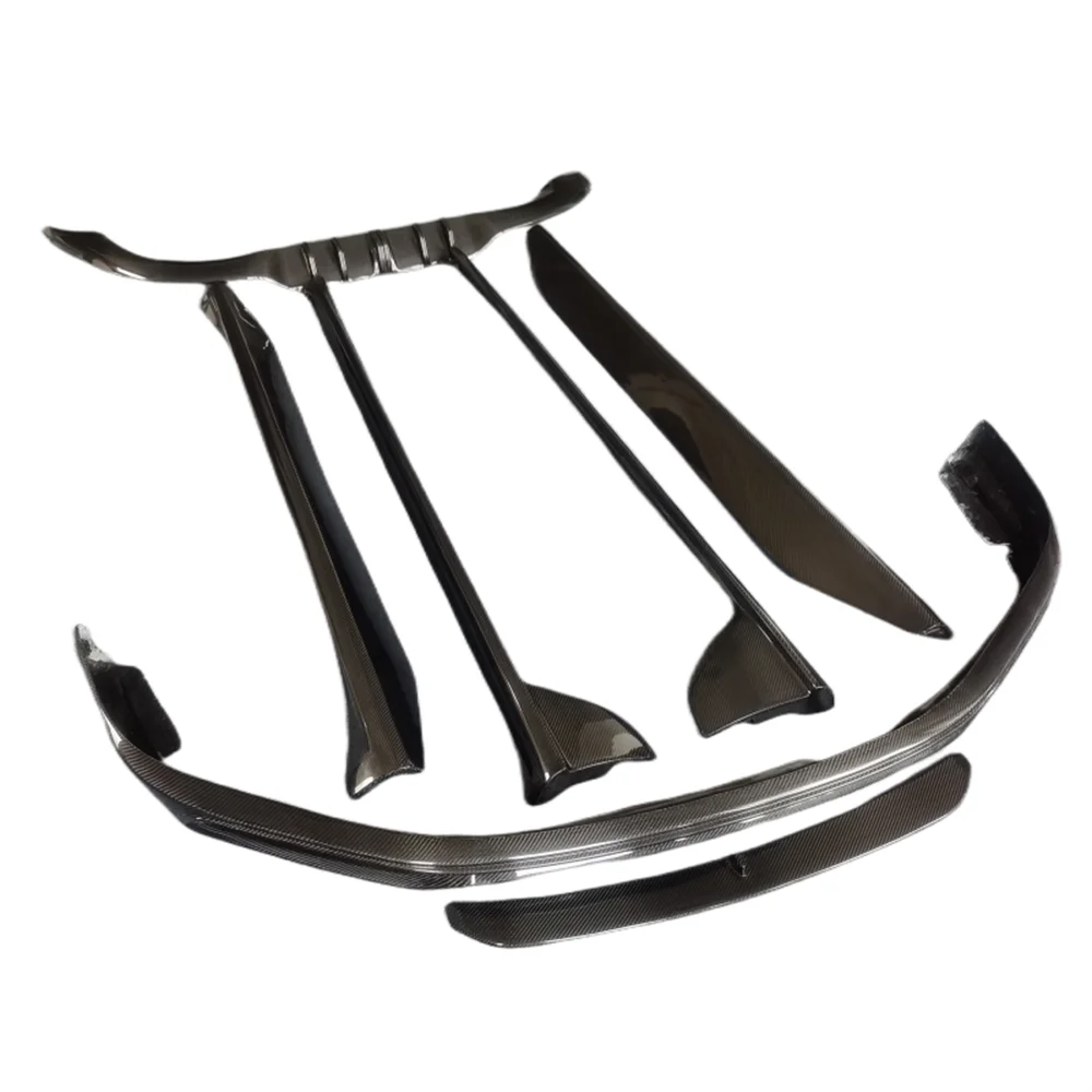 High Quality Carbon Fiber Front Lip Rear Diffuser Side Skirt Body Kit for  911 992 Upgraded Techart Style Body Kit
