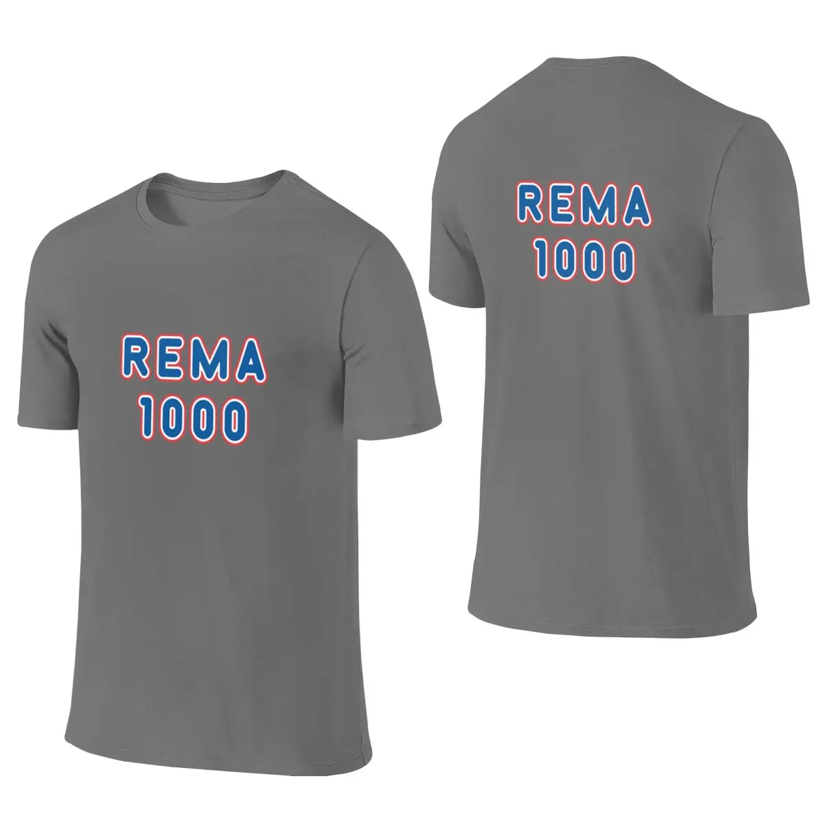 REMA 1000 Sweet Cool Reversible T-shirt Light Commuting Neat Stitching Basic Tee