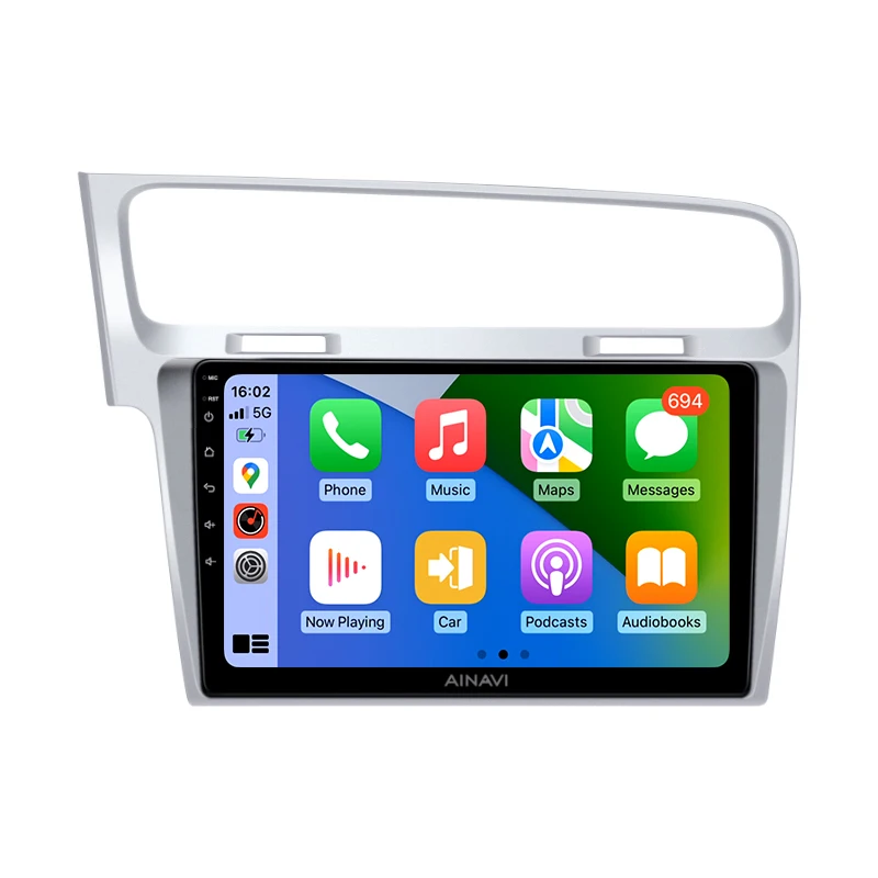 Ainavi Autoradio Für Volkswagen VW Golf VII GOLF MK7 7 GTI R 2012-2020 Carplay Android Auto Radio Auto Stereo Multimedia Player