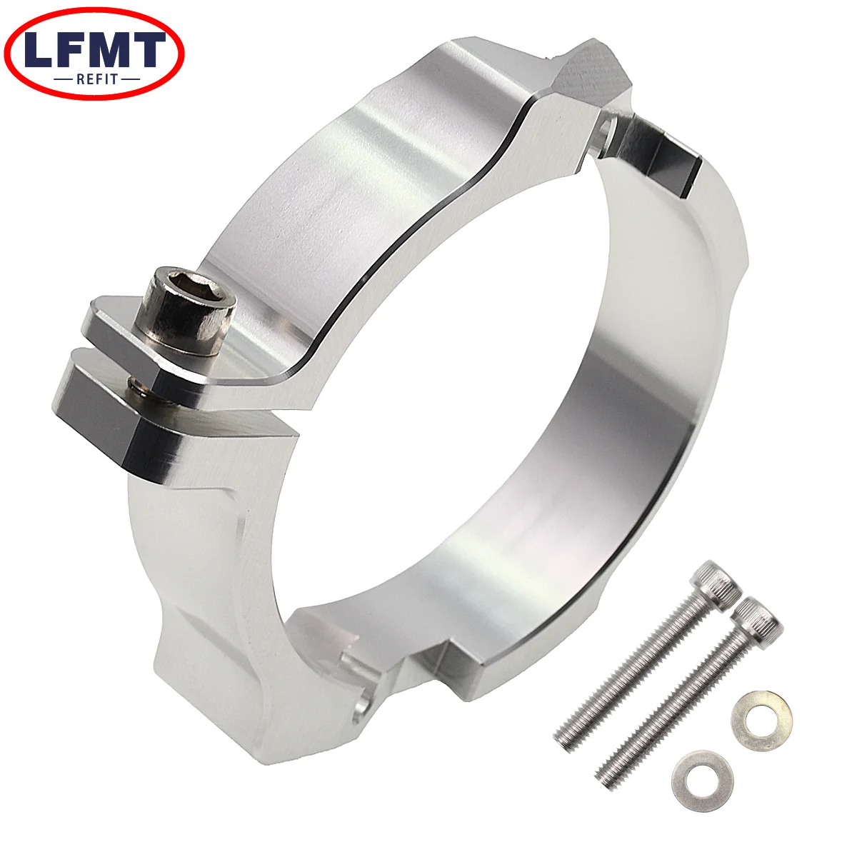 Motorrad CNC Auspuffspitze Schalldämpfer Rohrschelle Flansche Schutzabdeckung für KTM 250 300 EXC XC XCW XC-W Sechs Tage XCW TPI 2017-2024