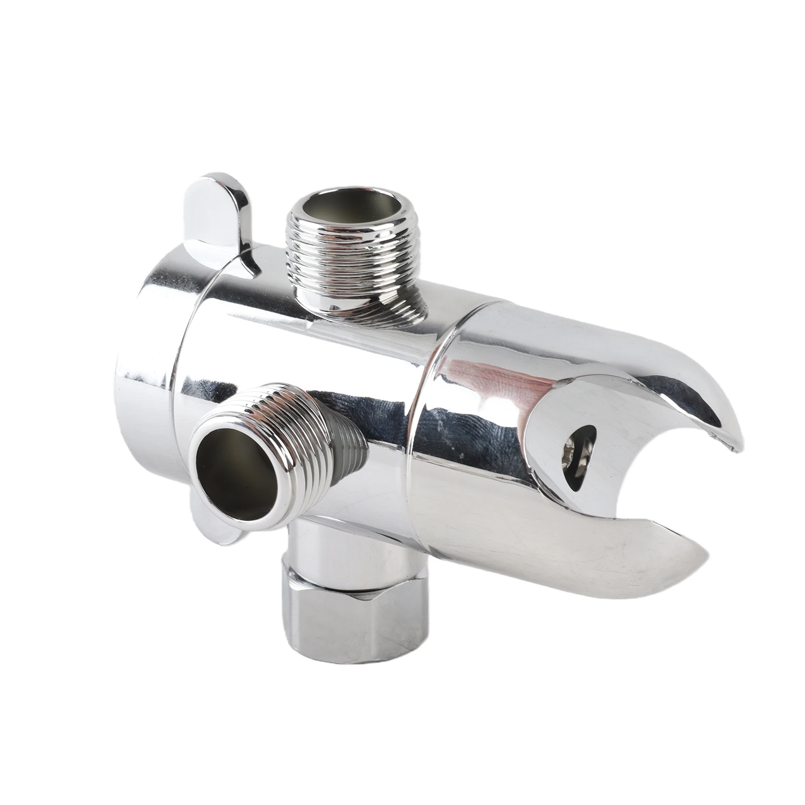 3‑Way Shower Head Diverter Mount Combo Shower Arm Mounted Valve Modern Adjustable Shower Arm Mounted Bathroom Accessories