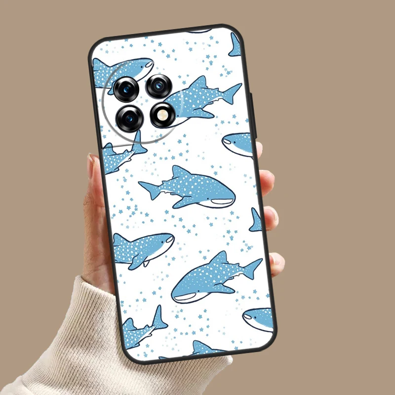 Чехол Whale Sharks для OnePlus Nord 5 CE 3 4 Lite N20 N30 OnePlus 15 13 12 11 10T 13T 13R 8 9 10 Pro Cover