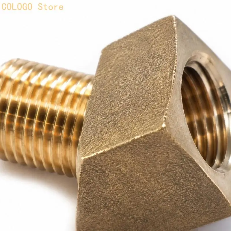 Brass Pipe Elbow Fitting with Male and Female Tapered Threaded Ends for Changing Water and Air Piping Line Direction D0LD