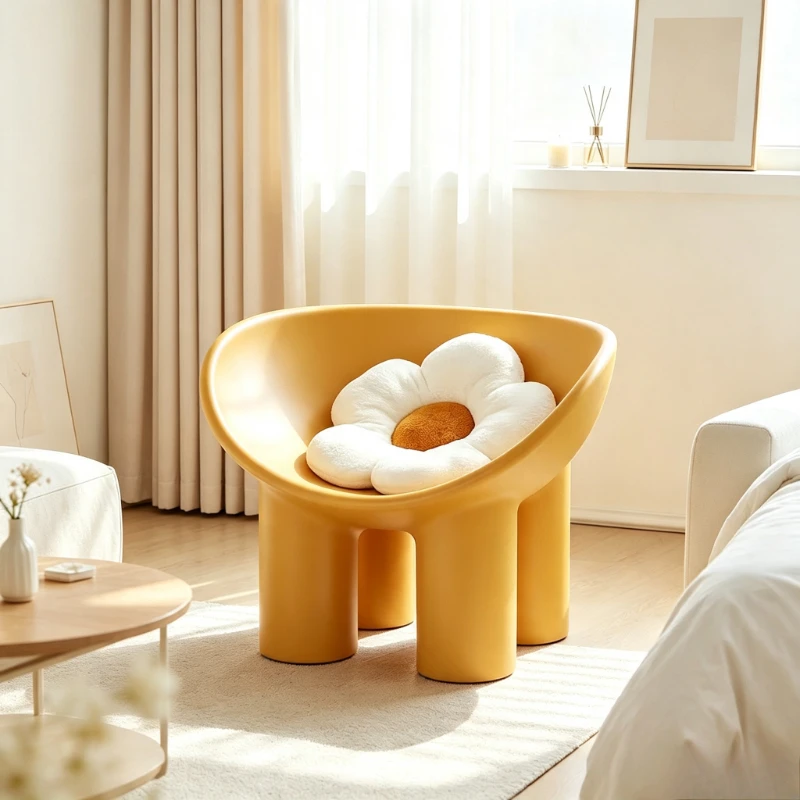 Creative Elephant Leg Single Recliner Chair, Comfortable Wear-resistant Wide Seat Sofa living room armchair elephant leg chair