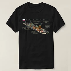 Soviet Pro 941 Typhoon Class Ballistic Missile Submarine T Shirt. New 100% Cotton Short Sleeve O-Neck T-shirt Casual Mens Top