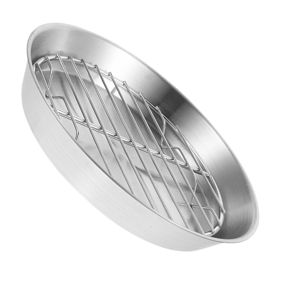 

1 комплект, 1 стальной противень для запекания, противень для духовки, противень с проволочной подставкой, набор подносов для приготовления пищи, набор подносов для выпечки