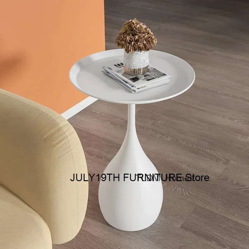 

Sofa Side Table Very Simple Light Luxury Bedside Design Sense Small Round Table Nordic Creative Living Room Mini Coffee Tables