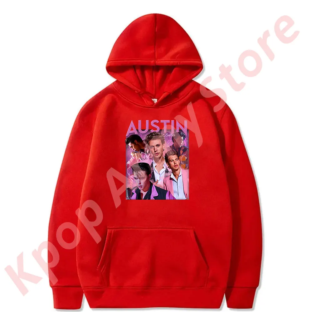 Austin Butler Vintage Hoodies New Logo Pullovers Women Men Fashion Casual Streetwear Sweatshirts