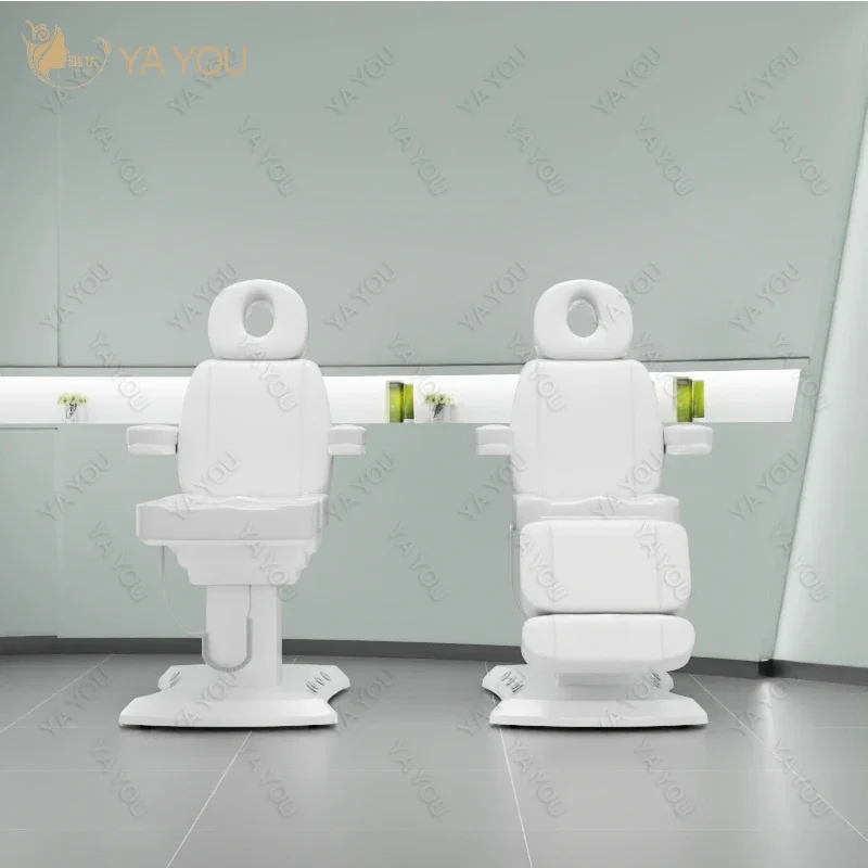 

The Foot Control Massage Facial Beauty Bed With LED Lights 3 Motors Can Be Customized Color Massage Shop Exclusive