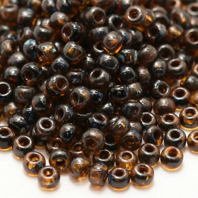 Miyuki Round Beads Picasso Coating Series Glass Beads Japan DIY Seed Beads for Jewelry Making