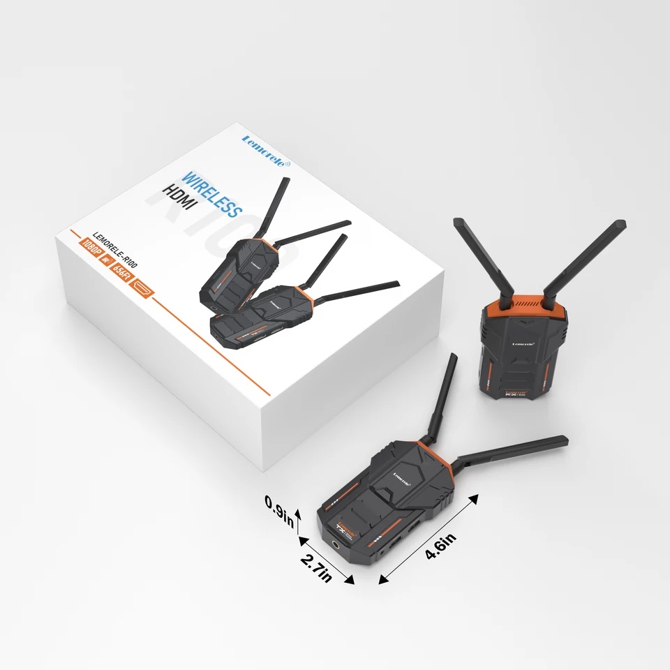 Lemorele ワイヤレス HDMI エクステンダーキット 200M 5.8Ghz
