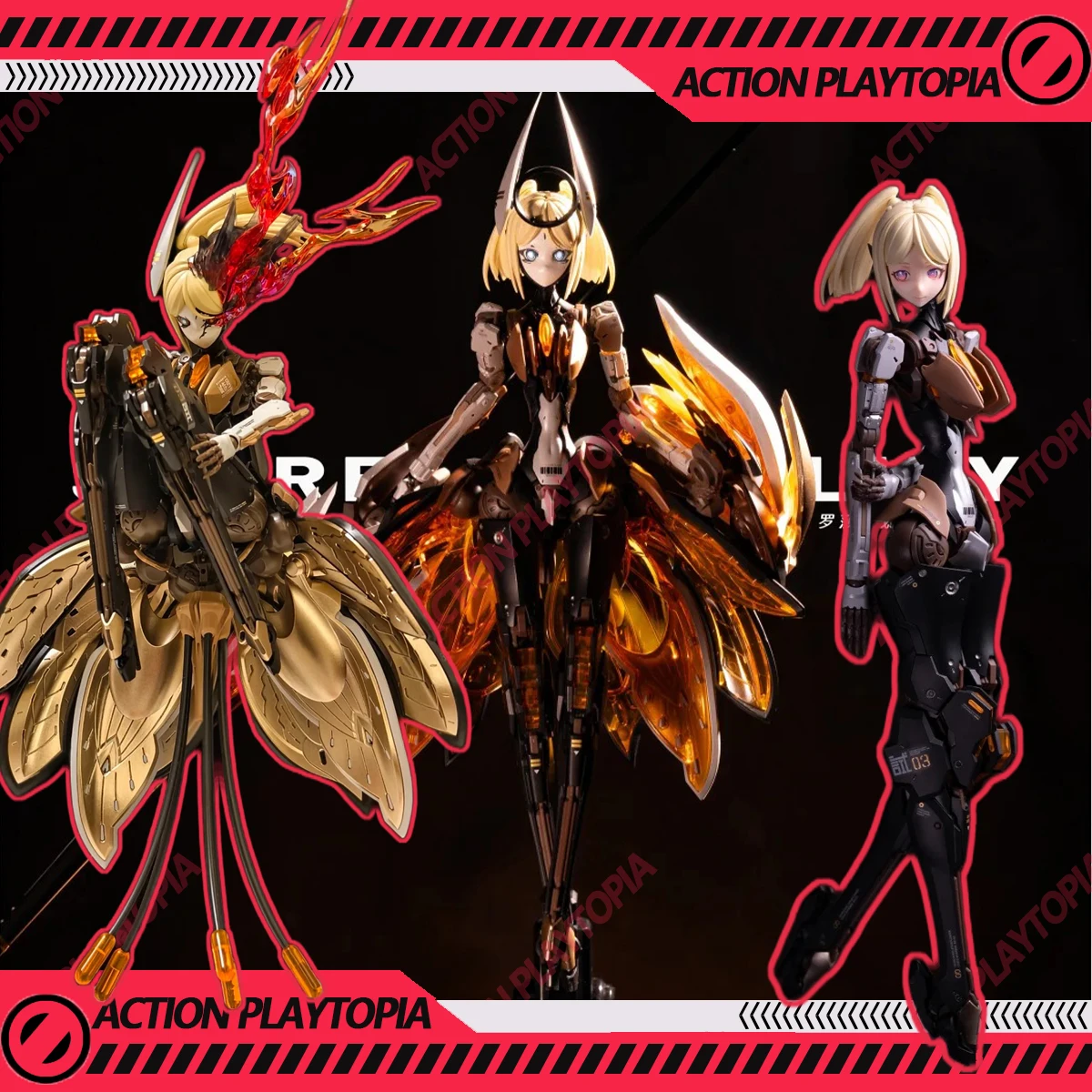 

HEMOXIAN Rosado RS-03 Starflower Lily Full Action Plastic Model Kit Assembly Anime Figure Robot Girl Collection Hobby Toys Gifts